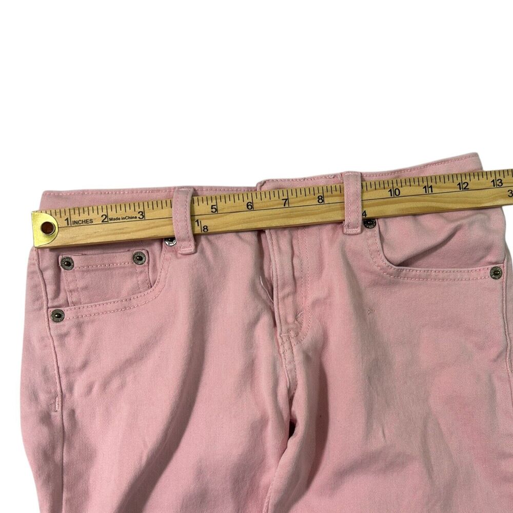 Levi’s Denim Legging Skinny Jeans Pink Size 14 Reg Stretch 5 Pocket - Picture 5 of 9